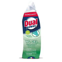 TOILET CLEANER-GEL DUALPOWER WC PROFUMATO 700 ML