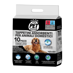 ПЕЛЕНИ ЗА ЖИВОТНИ PET VOGUE CARBON 60X60, 10 БР