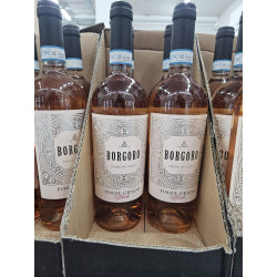 ВИНО РОЗЕ PINOT GRIGIO DOC BLUSH 12%,BORGORO 0.75 Л