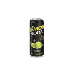 CRODO LEMON SODA CARBONATED DRINK LEMON, CAN 330 ML