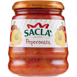 SACLA PEPERONATA SAUCE WITH PEPPERS AND ONIONS 290 G