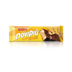 ШОКОЛАДОВ БАР NOVI С ЧЕРЕН И БЯЛ ШОКОЛАД И ПЕТ ВИДА ЗЪРНА 28Г