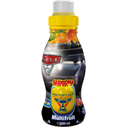CHILDREN'S JUICE SURPRISE MULTIFRUIT SMURF/MINIONS/CARS/HOT WHEELS 300 ML