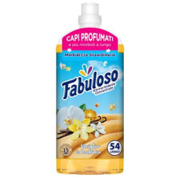 FABULOSO CONCENTRATED FABRIC SOFTENER VANILLA/ORCHID 56 WASHES, 1.25 L
