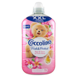FABRIC SOFTENER CONCENTRATE COCCOLINO XXL TIARÉ FLOWERS 76 WASHES, 1.75 L