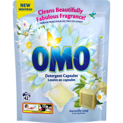 OMO Washing Capsules Marseille Soap and Spring Flowers 42 pcs