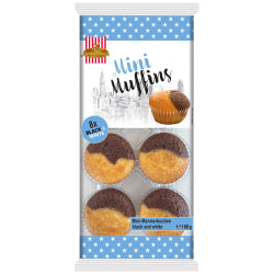 MINI MUFFINS BLACK AND WHITE, MEISTER MOULIN, 8 PCS, 180 G