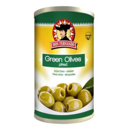 DON FERNANDO GREEN PITTED OLIVES, CAN 350 G