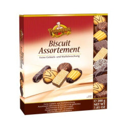 CHOCOLATE BISCUITS PAPAGENA, ASSORTED IN BOX, 200 G