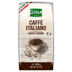 GINA CAFFE ITALIANO COFFEE BEANS 1 KG
