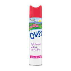 АРОМАТИЗАТОР ЗА ВЪЗДУХ OUST GARDEN FRESH SPRAY РОЗОВ, 300 МЛ