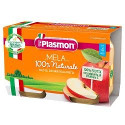 ПЛОДОВО ПЮРЕ PLASMON MELA/ЯБЪЛКА/ 2х104г