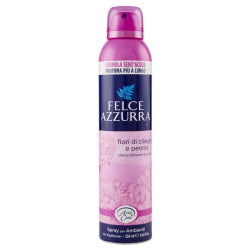 AIR FRESHENER SPRAY FELCE AZZURRA ARIA CASA 250 ML, CHERRY BLOSSOM AND PEONY