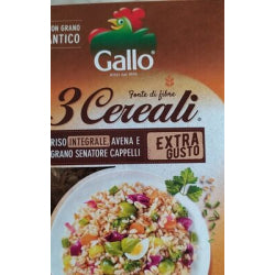 ОРИЗ GALLO FANTASIE DI 3 CEREALI INTEGRALI В КУТИЯ, 400 Г