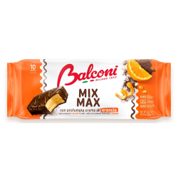 BALCONI MIX MAX DRY CAKES WITH ORANGE CREAM AND COCOA 350 G, 10 PCS