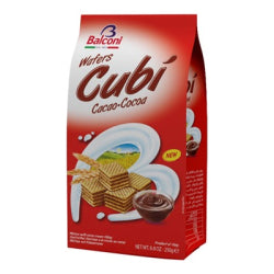 MINI WAFERS BALCONI CUBI COCOA 250 G