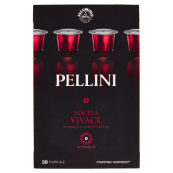 PELLINI VIVACE COFFEE CAPSULES - NESPRESSO 30 PCS