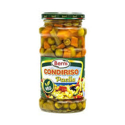 BERNI VEGETABLE MIX FOR PAELLA, GLASS 300 G