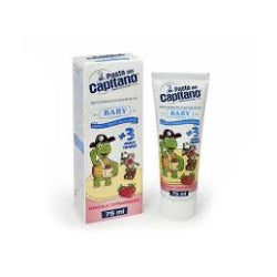 CHILDREN'S TOOTHPASTE CAPITANO BABY +3 years, STRAWBERRY, 75 ML