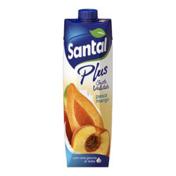 FRUIT DRINK SANTAL PLUS MANGO AND PEACH, 1 L