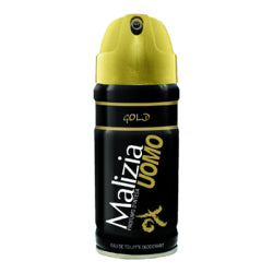 MALIZIA UOMO GOLD DEODORANT FOR MEN, 150 ML