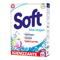 LAUNDRY DETERGENT SOFT BLUE OXYGEN BOX IN A BOX, 105 WASHES 5.25 KG