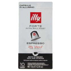 КАФЕ КАПСУЛИ ILLY ESPRESSO FORTE 10 БР
