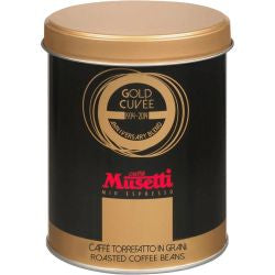 COFFEE BEANS MUSETTI GOLD CUVEE 250 G METAL TIN