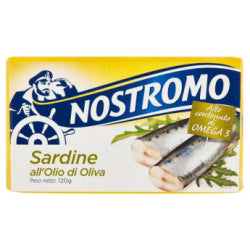 САРДИНИ NOSTROMO В ЗЕХТИН 120 Г, КОНСЕРВА