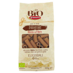 ORGANIC WHOLE WHEAT PASTA GRANORO ELICOIDALI, 500 G