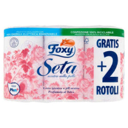 TOILET PAPER FOXY SETA 4+2 ROLLS