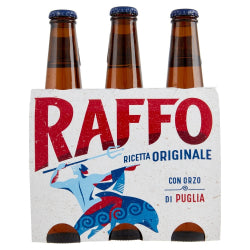 БИРА RAFFO DI PUGLIA СТЪКЛО, 3 х 330 МЛ
