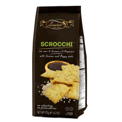 SNACKS SCROCCHI SESAME AND POPPY SEEDS 175 G