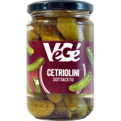 PICKLED CUCUMBERS VEGE IN VINEGAR, GLASS 290 G