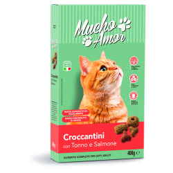 MUCHO AMOR CROCCHETTE ADULT CAT FOOD /TUNA AND SALMON/ 400 G