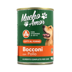 MUCHO AMOR DOG FOOD WITH CHICKEN, CAN 405 G