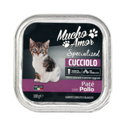 ПАСТЕТ ЗА КОТКИ MUCHO AMOR ПИЛЕ 150 Г