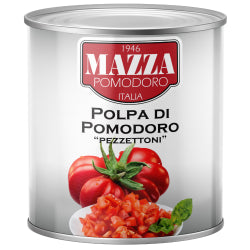 CHOPPED TOMATOES MAZZA, CAN 2.5 KG