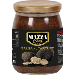 MAZZA CHEFF BLACK TRUFFLE SAUCE, GLASS 500 G
