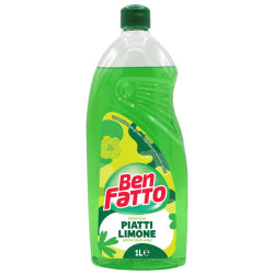 DISHWASHING DETERGENT BEN FATTO LEMON /GREEN/, 1 L