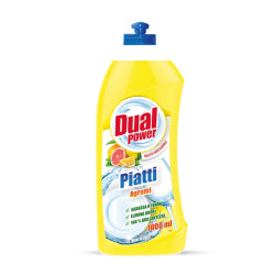 DISHWASHING DETERGENT DUALPOWER CITRUS /YELLOW/, 1 L