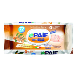 PAIF BABY WIPES WITH ARGAN OIL 72 PCS