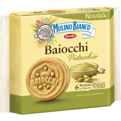 MULINO BIANCO BAIOCCHI BISCUITS WITH PISTACHIO CREAM 168 G
