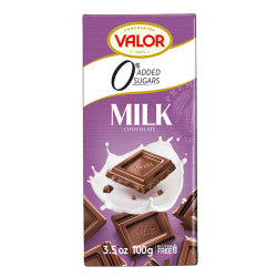 VALOR MILK CHOCOLATE WITH STEVIA, SUGAR-FREE 100 G