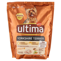 СУХА ХРАНА ЗА КУЧЕТА ULTIMA CANE YORKSHIRE TERRIER С ПИЛЕ 800 Г