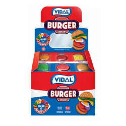 VIDAL JELLY CANDIES BURGER 6x11 G