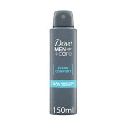 DEODORANT DOVE MEN CARE SPRAY CLEAN COMFORT, 150 ML