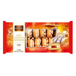 JAFFA SANDWICH COOKIES WITH BLUEBERRY CREAM, 380 G