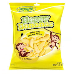 WOOGIE JELLY BANANAS, POUCH 250 G