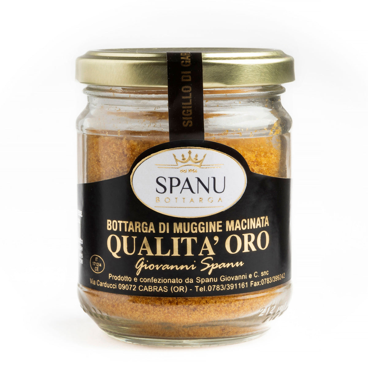 Ground Mullet Bottarga Qualità Oro — Jar 70g